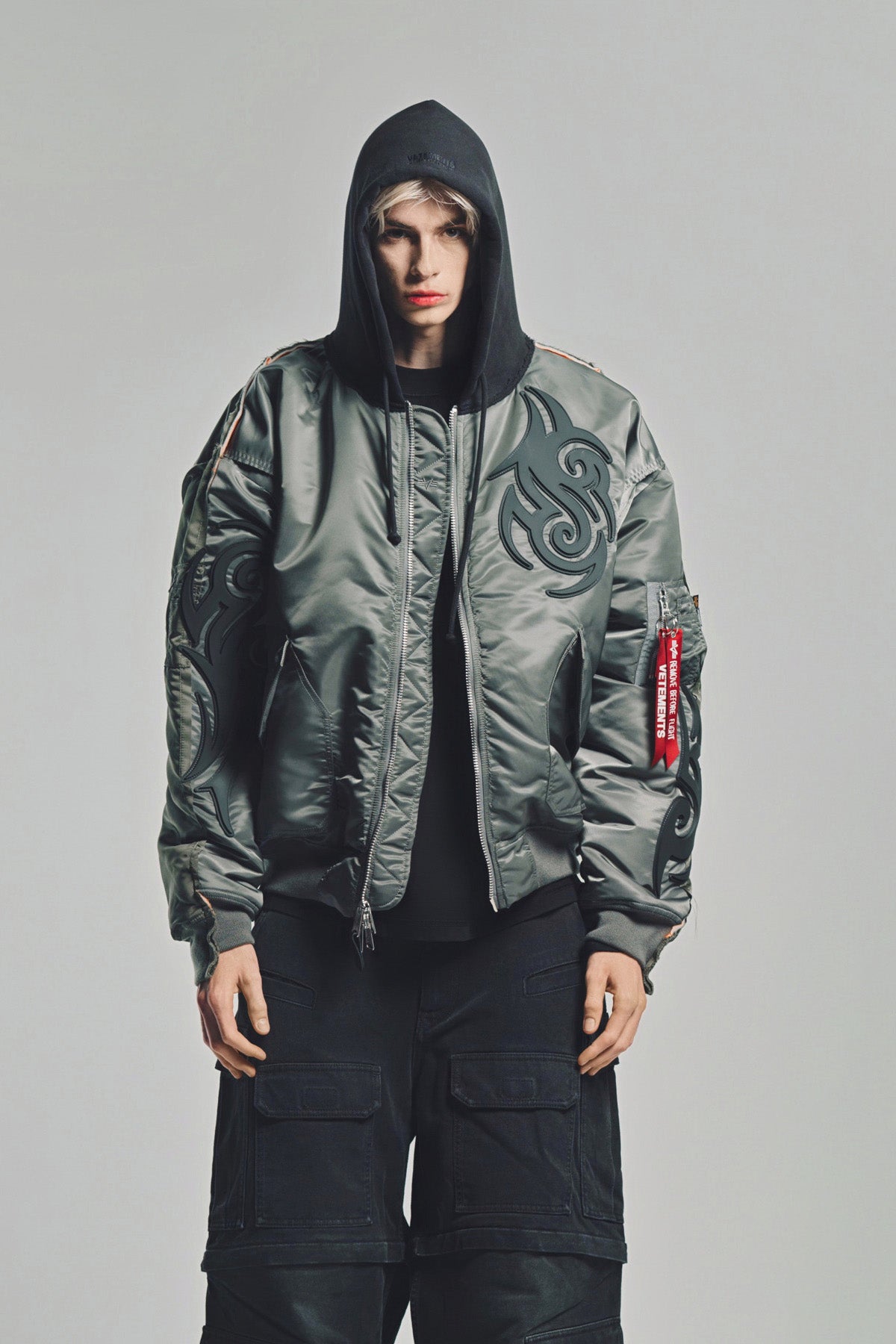 VETEMENTS | TRIBAL REWORK BOMBER JACKET