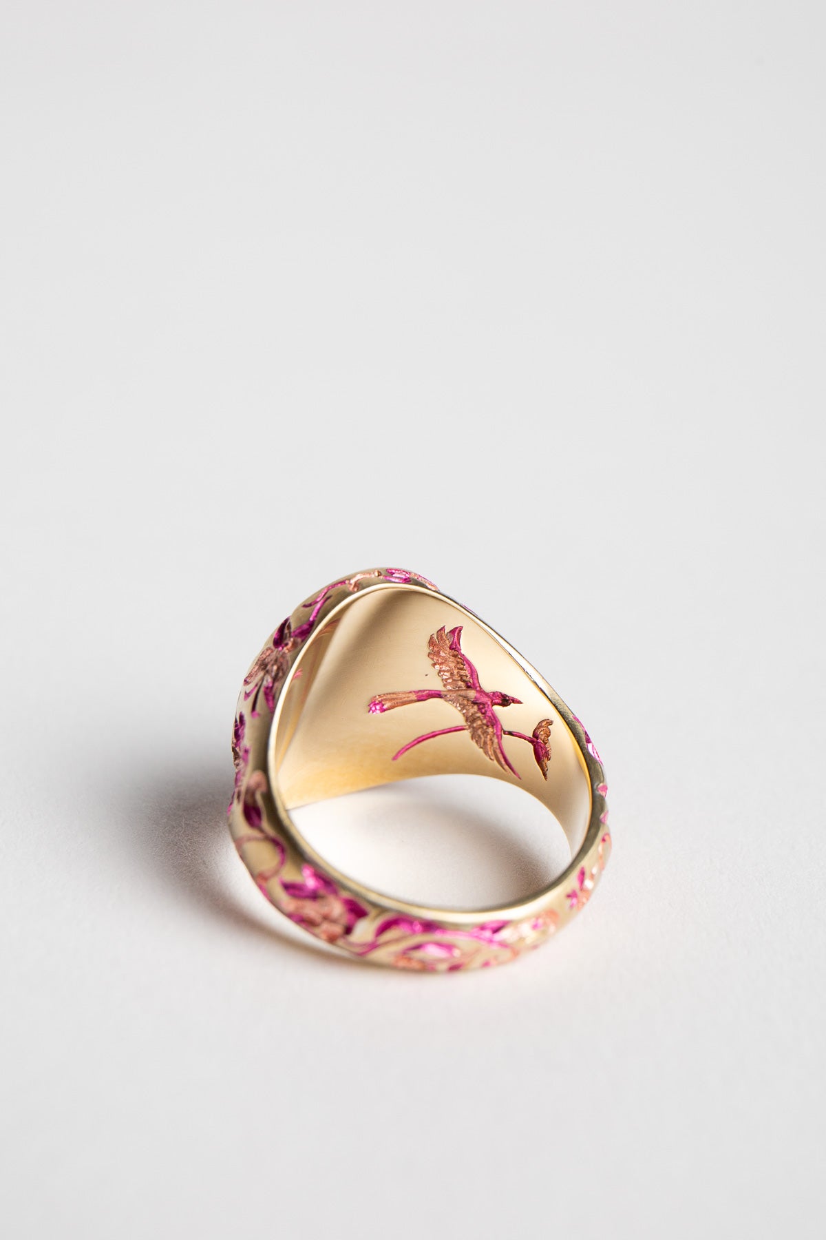 CASTRO SMITH | VASE OF PEONIES SIGNET RING