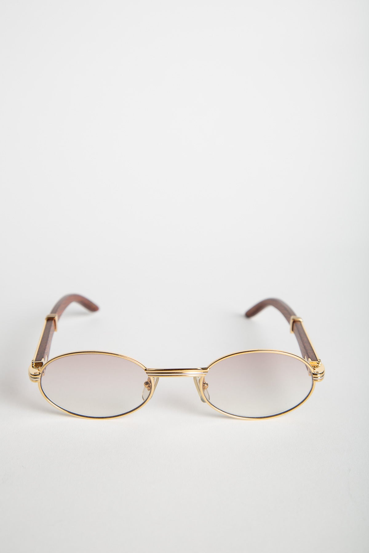 CARTIER YELLOW GOLD SULLY 53/22 SUNGLASSES