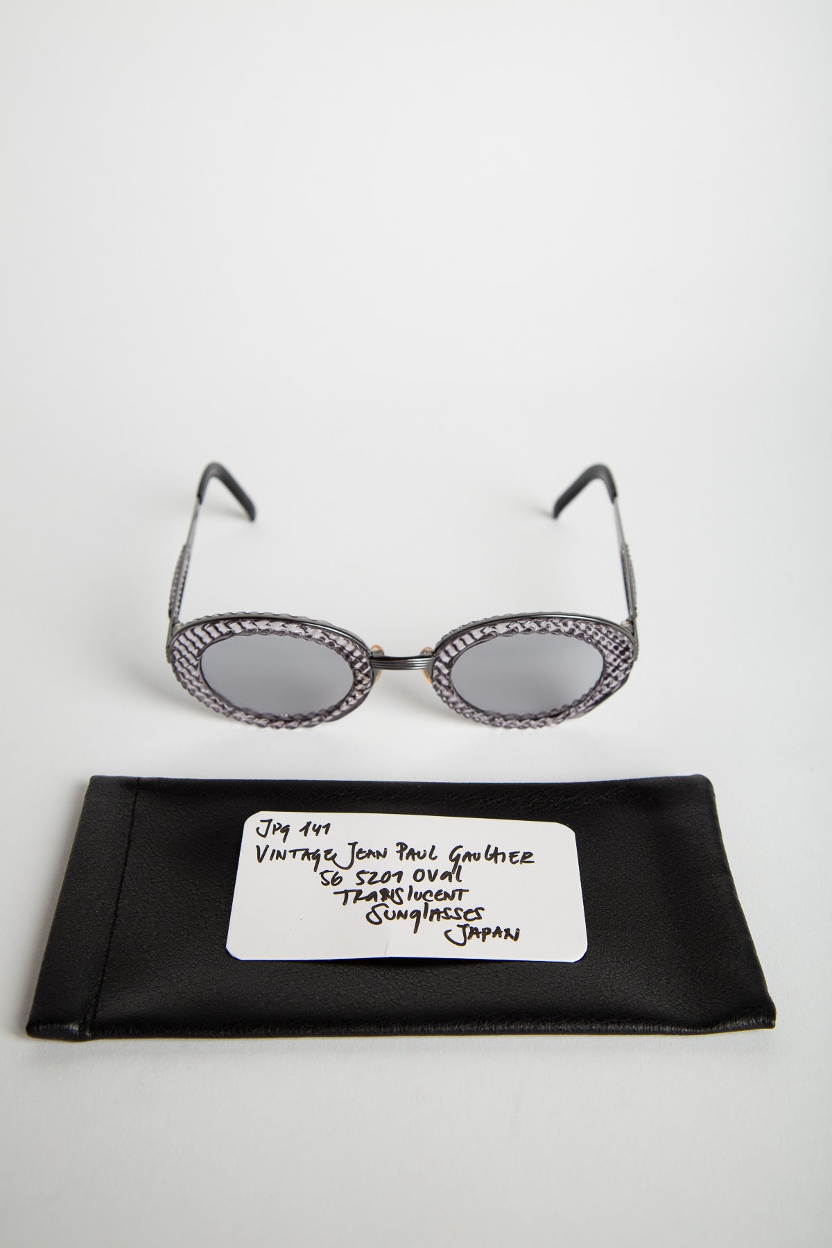 1990'S JEAN PAUL GAULTIER 56 5201 OVAL SUNGLASSES