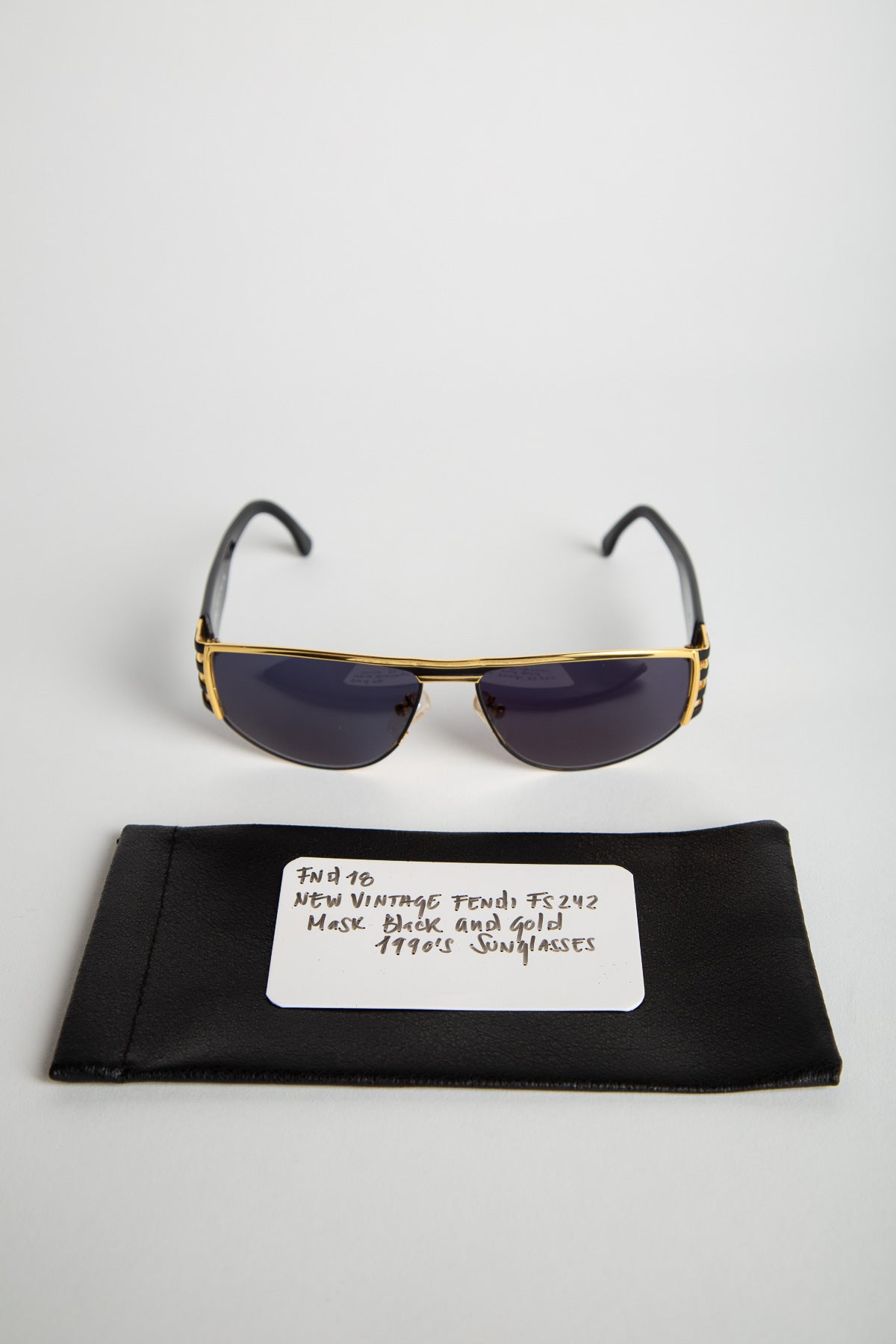 1990 FENDI  FS242 MASK LARGE SUNGLASSES