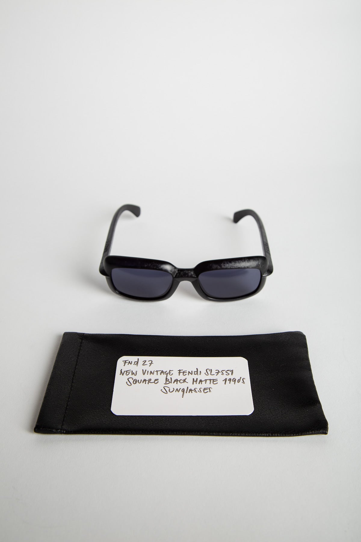 1990 FENDI SL7551 SQUARE SUNGLASSES