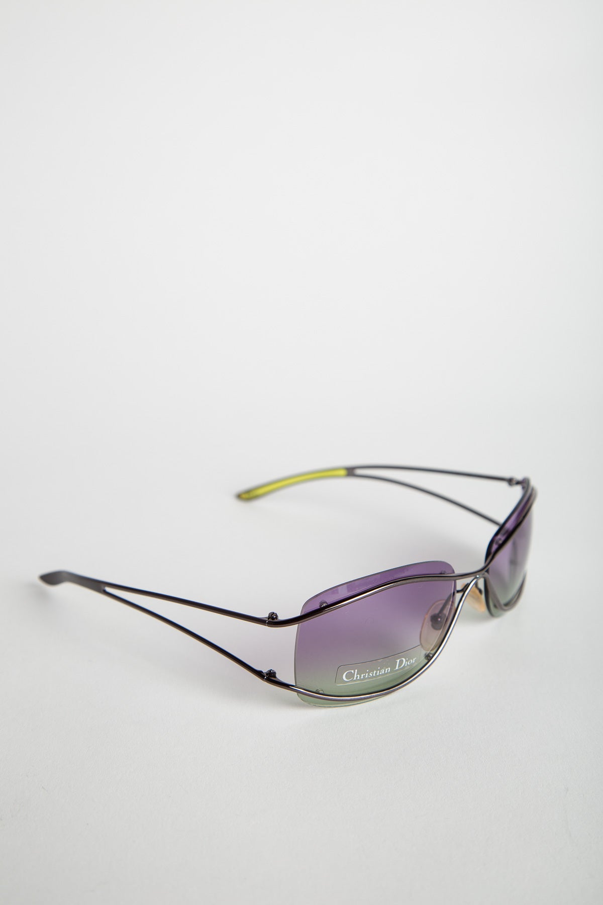 2000 DIOR NEON WRAP SUNGLASSES