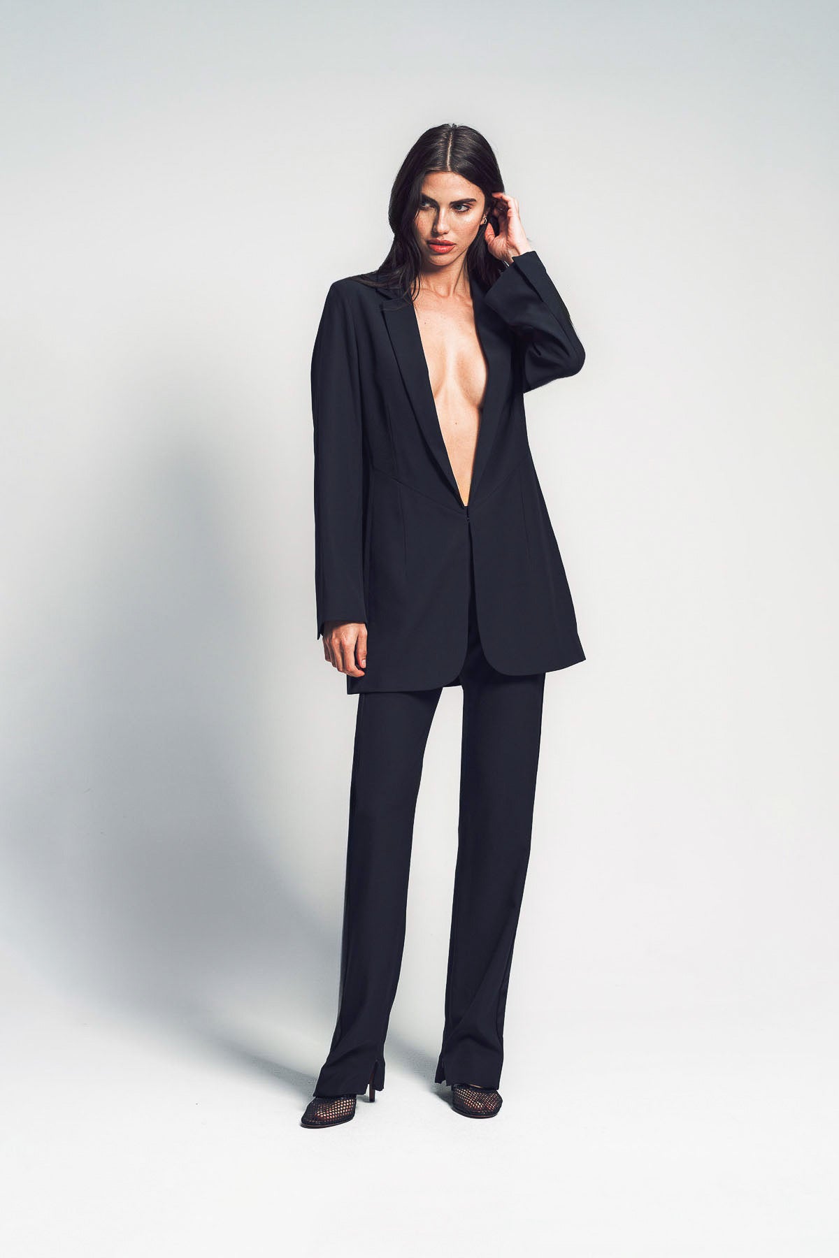 ALEXX BROWN | TUXEDO TROUSER JEANS