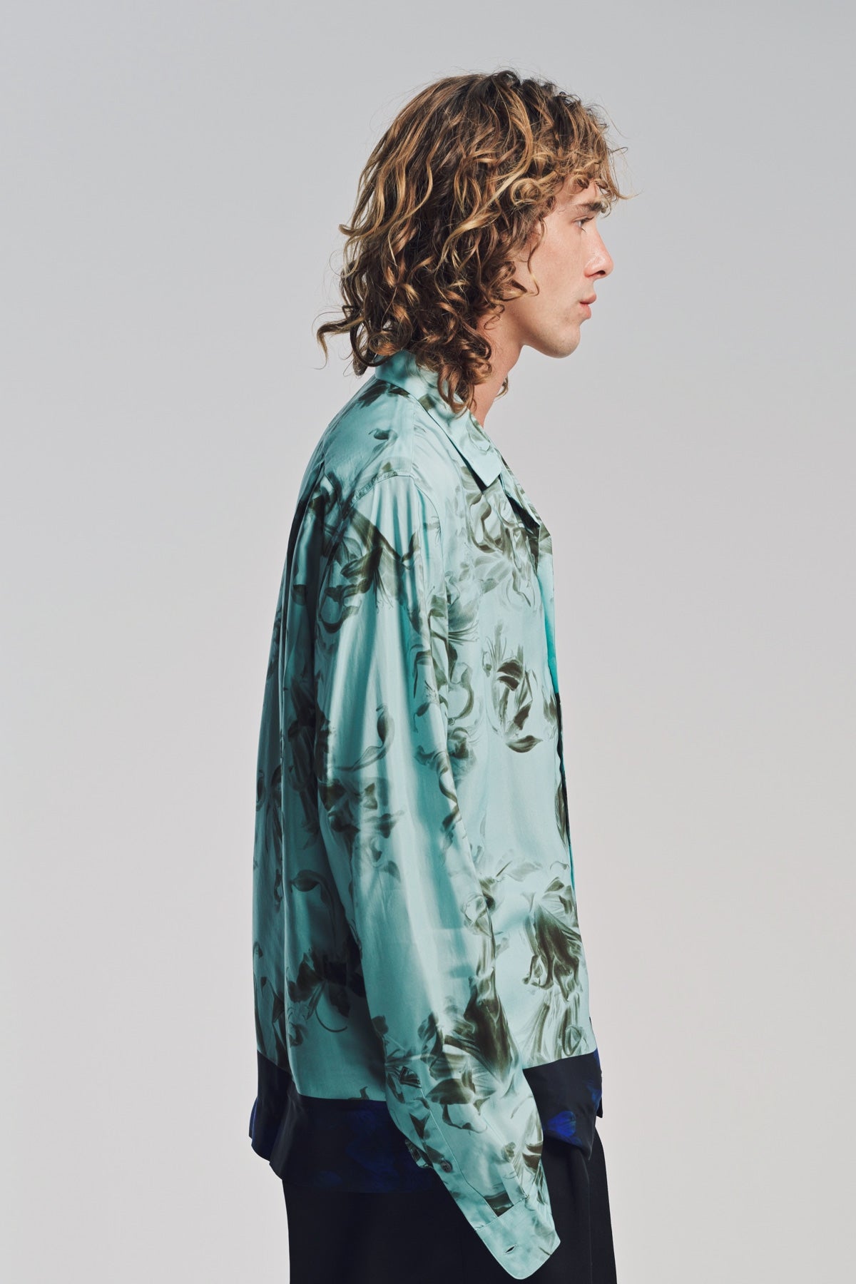 DRIES VAN NOTEN | FLOWER BORDER LONG SLEEVE SHIRT