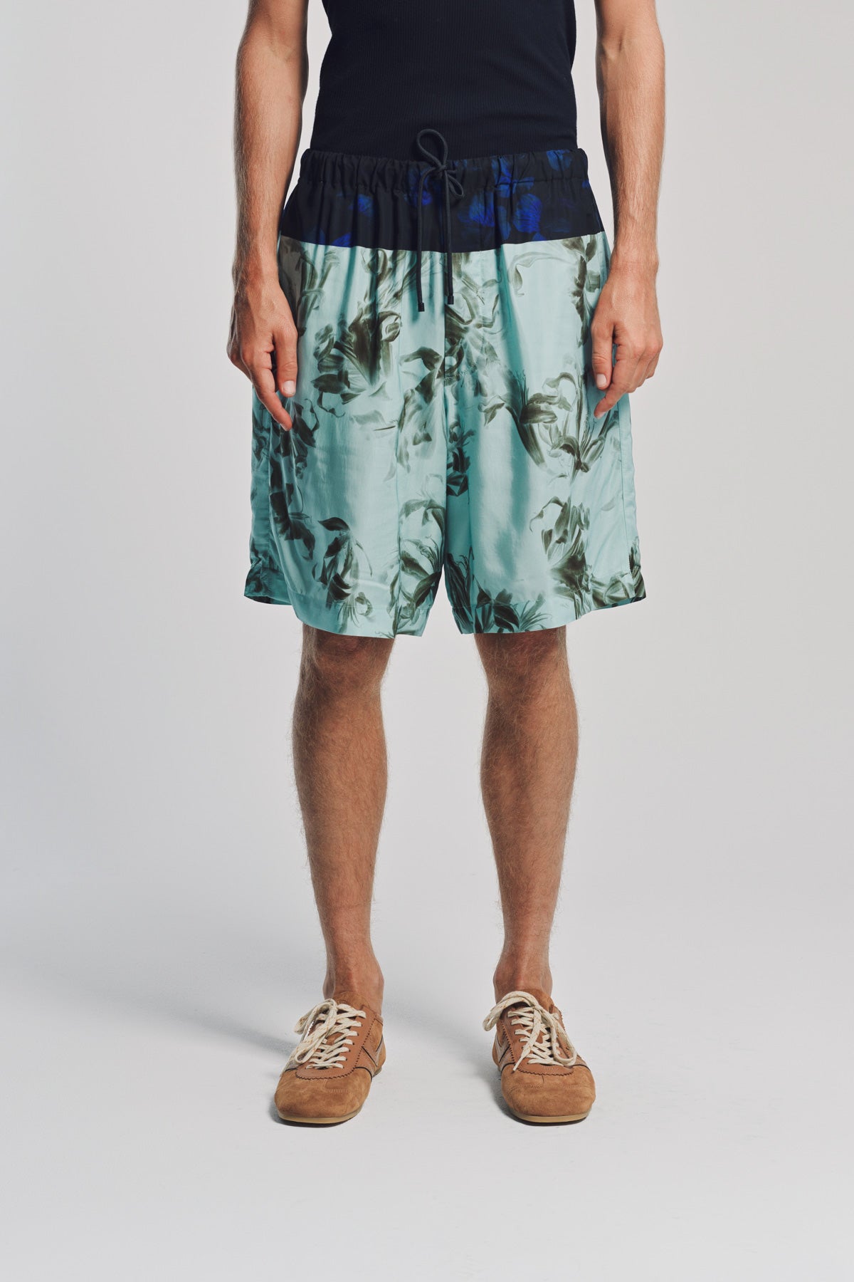 DRIES VAN NOTEN | NERINE FLOWER BORDER SHORTS