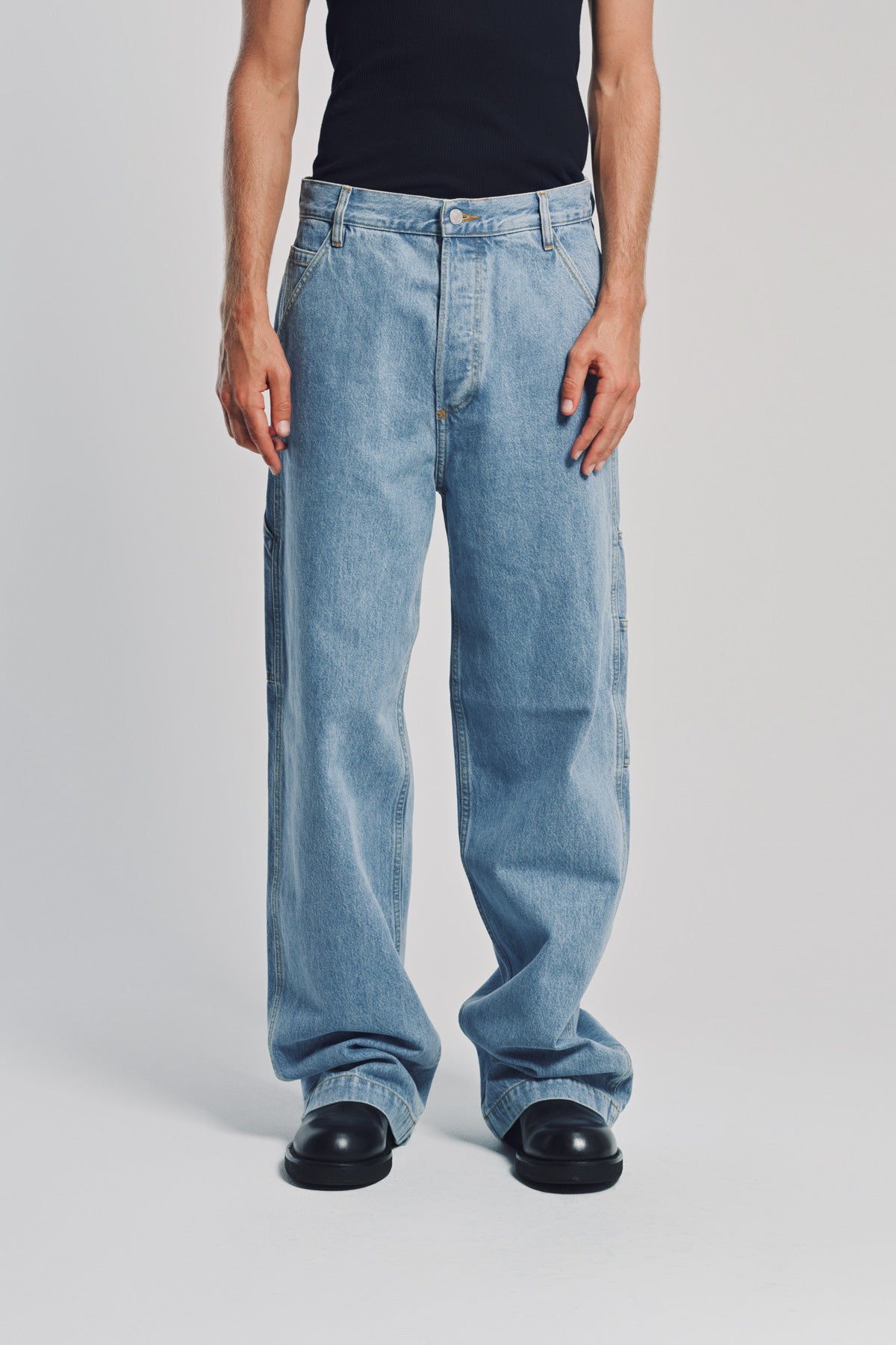 dries van noten バギーデニム Dries Van Noten Denim Pickerby Wide-Leg Jeans (Dries Van Noten