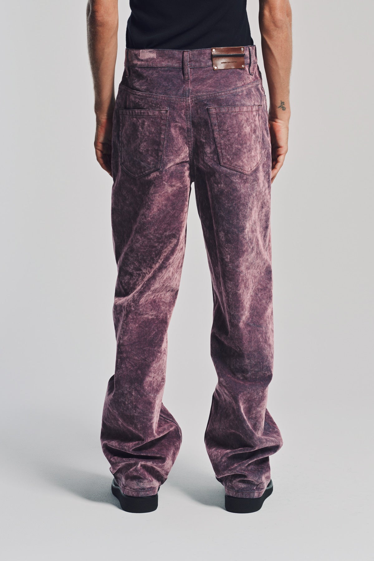 DRIES VAN NOTEN | FLOCKED JEANS