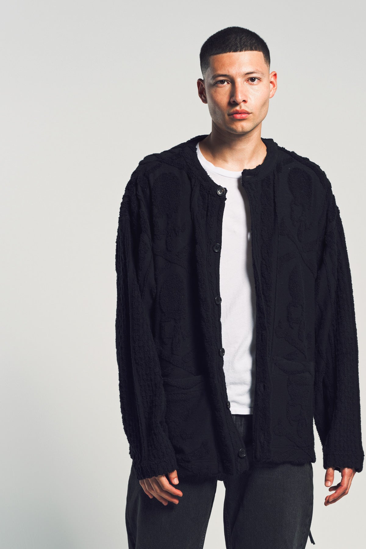 MASTERMIND | ARAN CARDIGAN