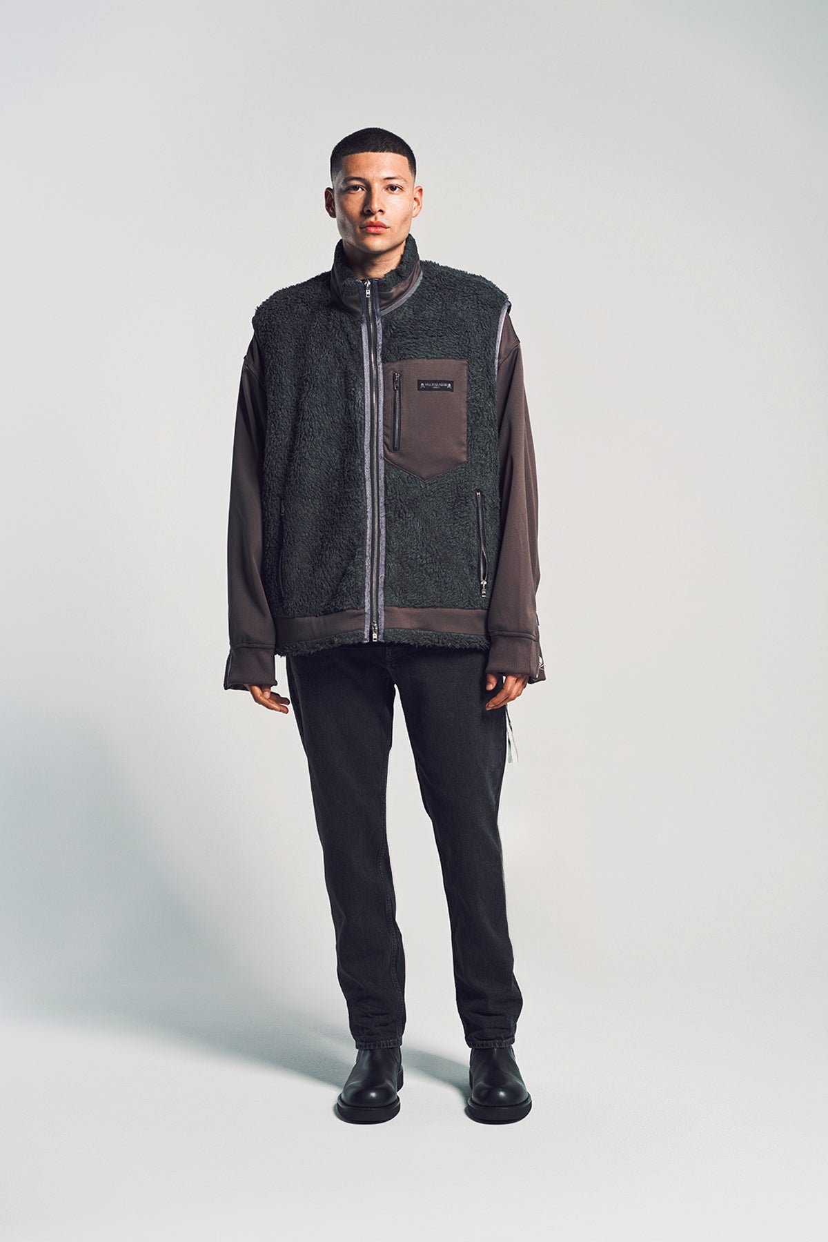 MASTERMIND | LAYERED SHERPA JACKET