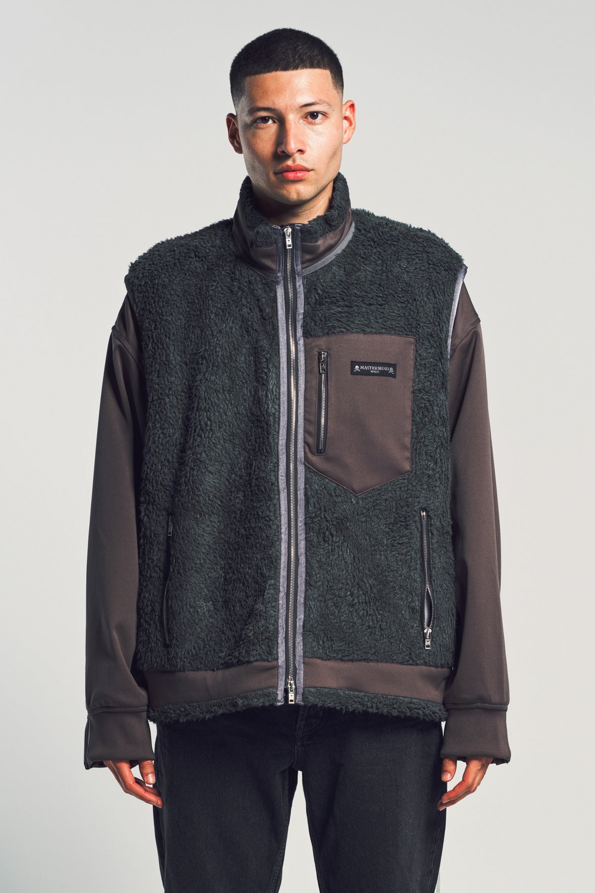 MASTERMIND | LAYERED SHERPA JACKET