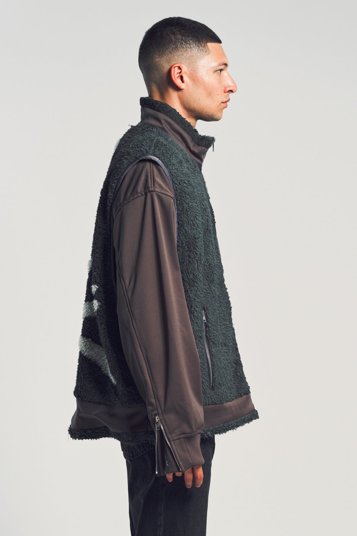 MASTERMIND | LAYERED SHERPA JACKET