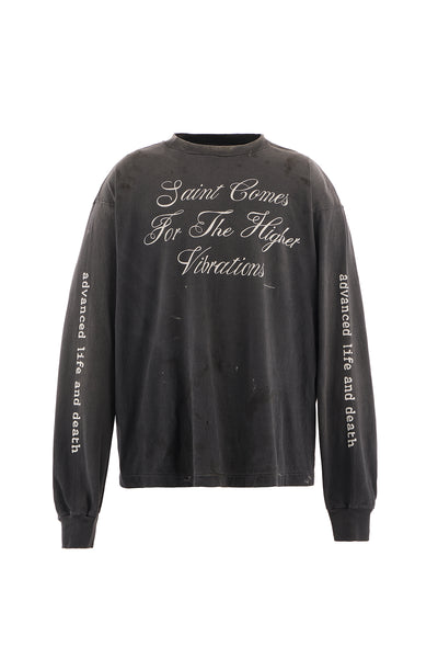 トップス SAINT MICHAEL LS TEE/SAINT CLUB/BLACK L Saint Michael Saint L/S Tee – Oneness Boutique