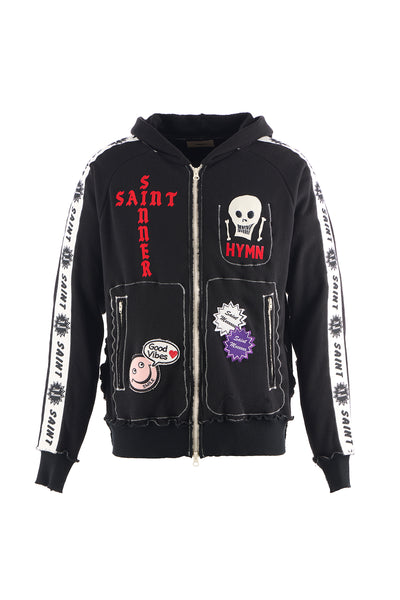 トップス SAINT MICHAEL EU SAINT MICHAEL | ALM ZIP HOODIE