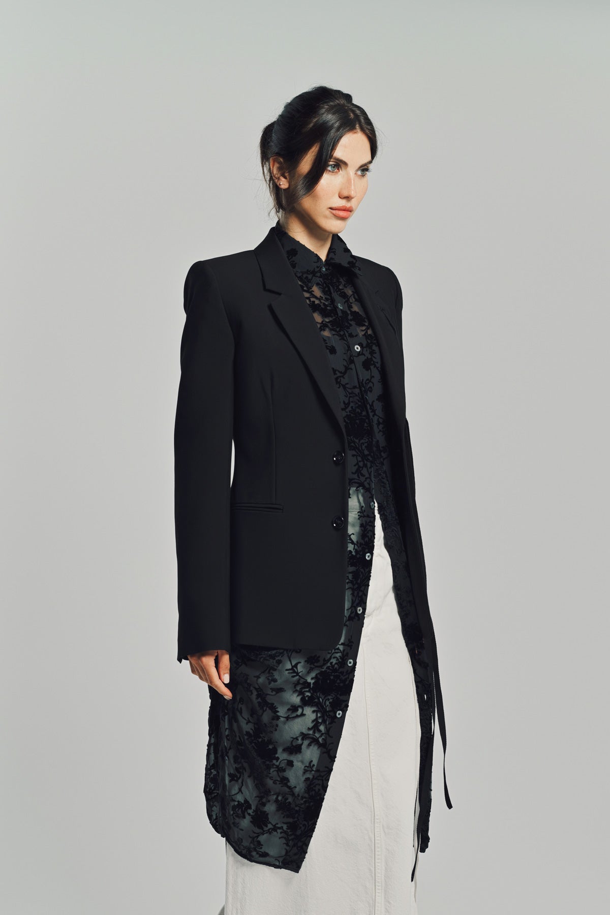 ANN DEMEULEMEESTER テーラードジャケット 38 ANN DEMEULEMEESTER | KIA TAILORED JACKET