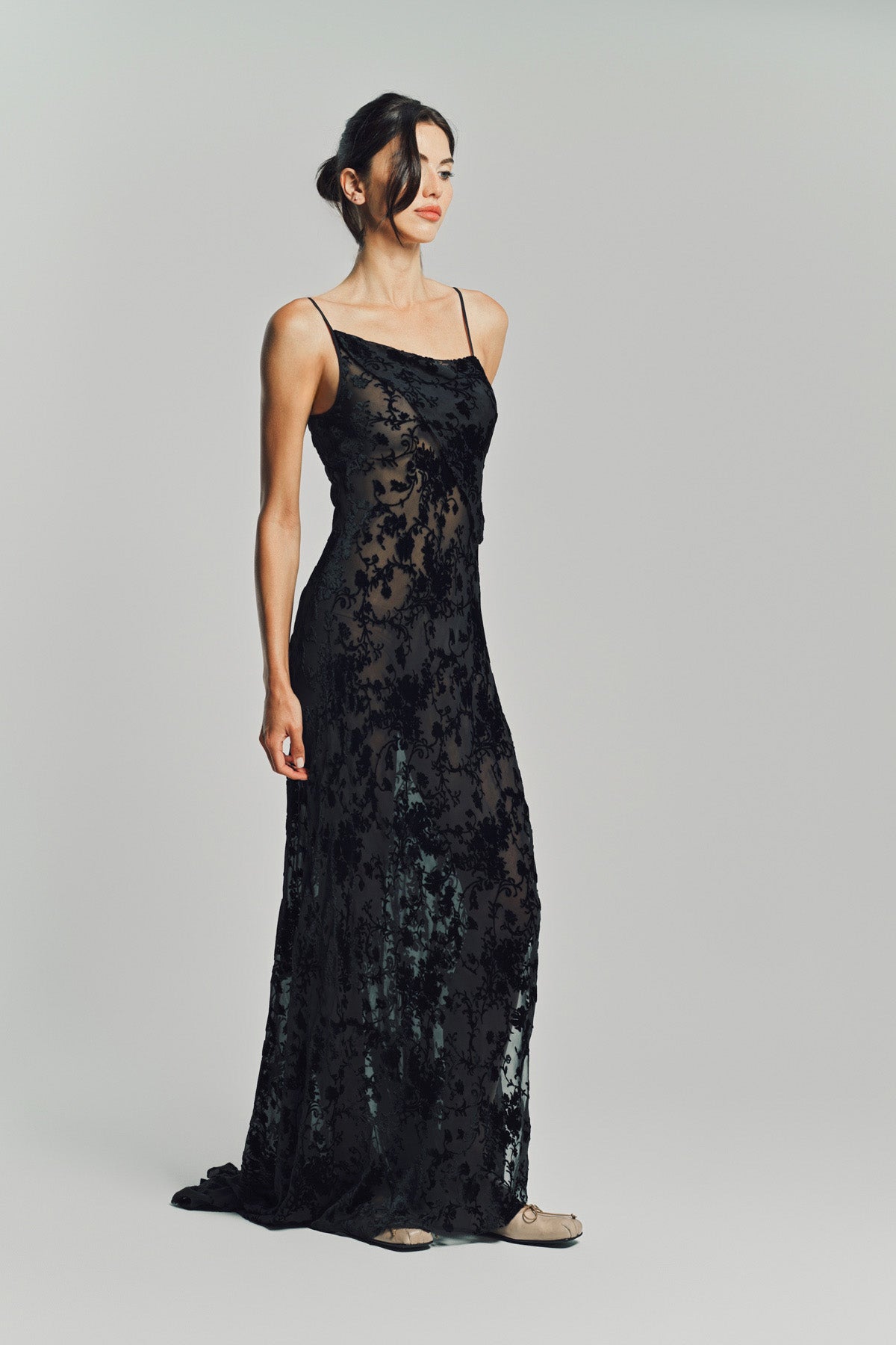 ANN DEMEULEMEESTER | AARICIA LONG BIAS SLIP DRESS