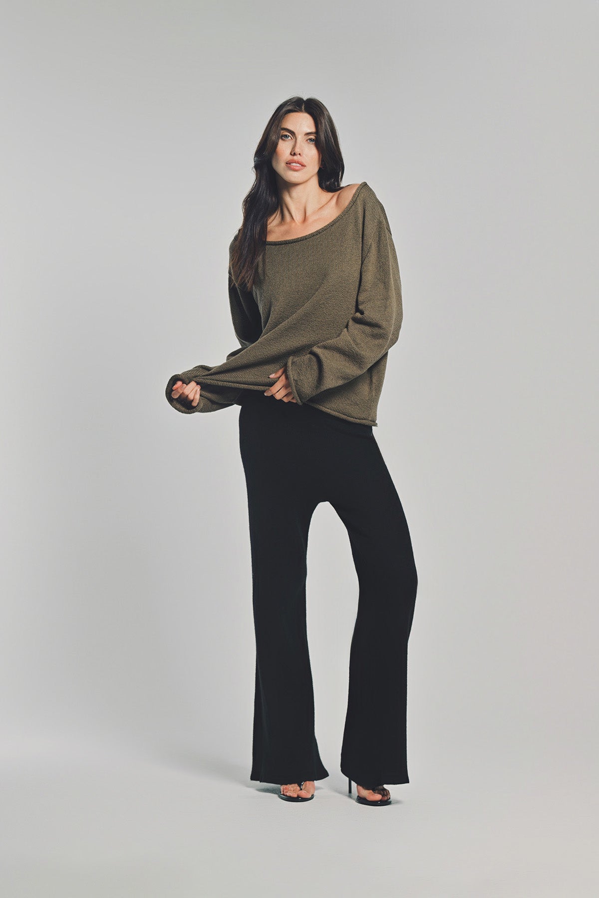 THE ELDER STATESMAN | NORA LIGHT OVERSIZED CREWNECK