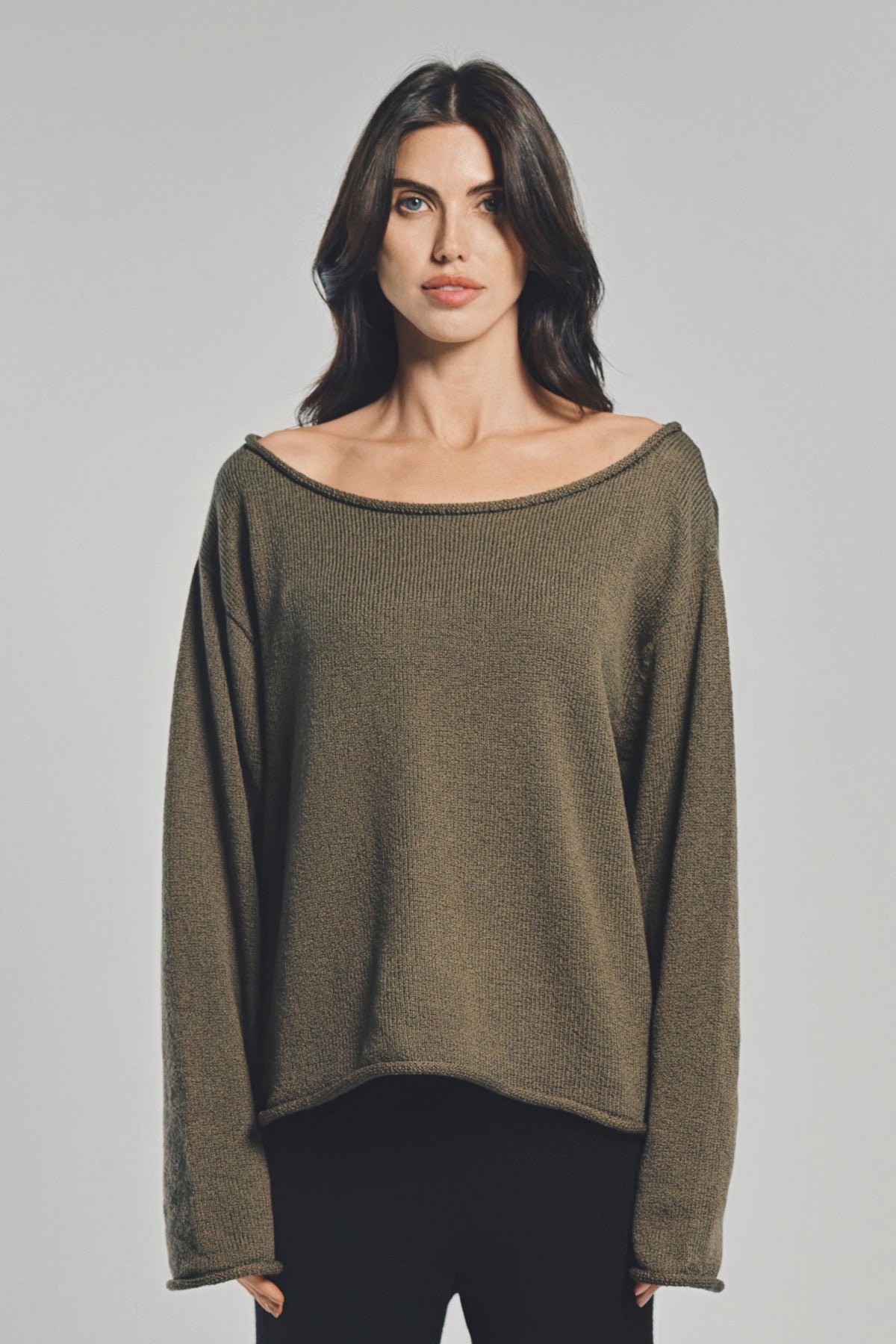 THE ELDER STATESMAN | NORA LIGHT OVERSIZED CREWNECK