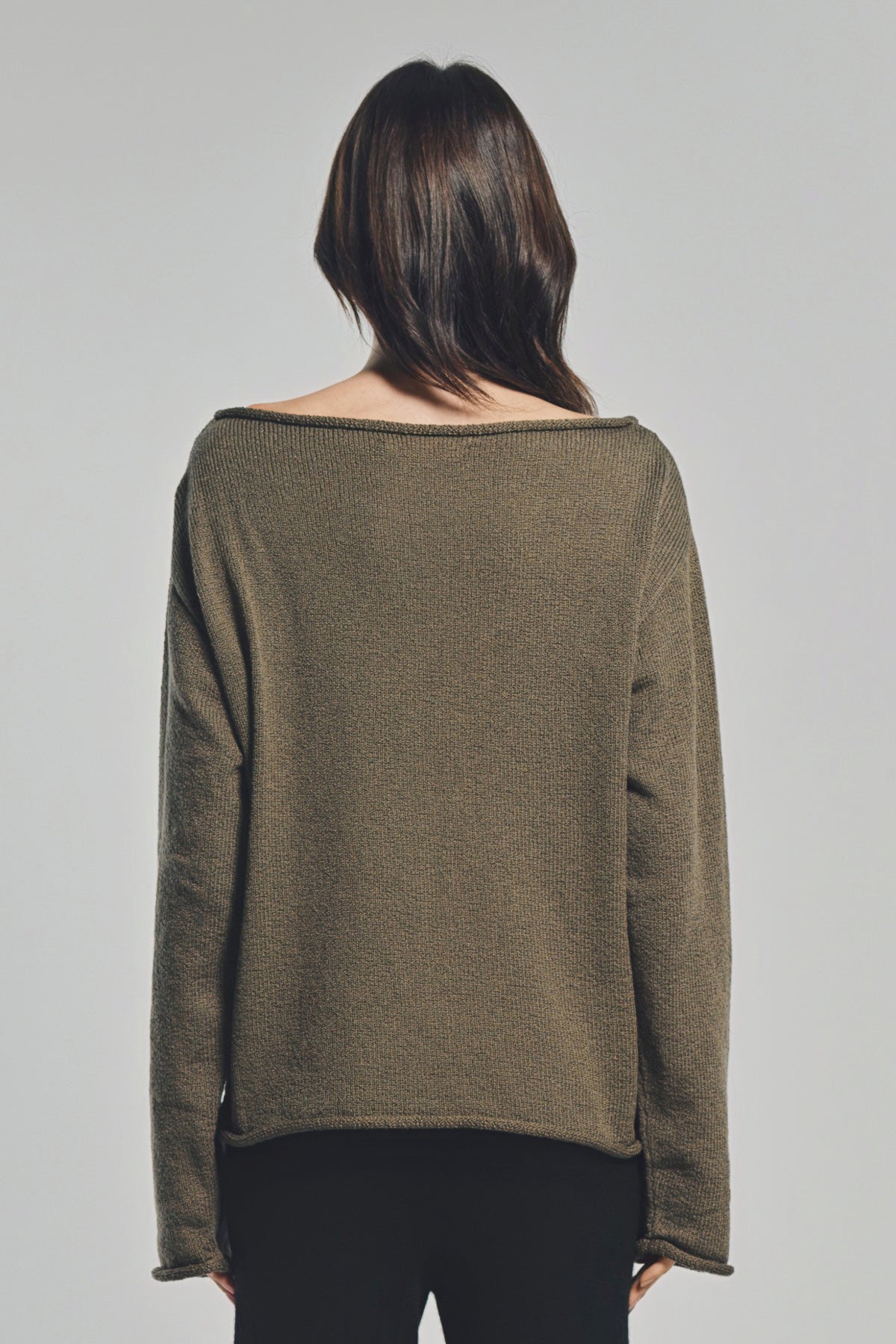 himemama　0509 THE ELDER STATESMAN | NORA LIGHT OVERSIZED CREWNECK