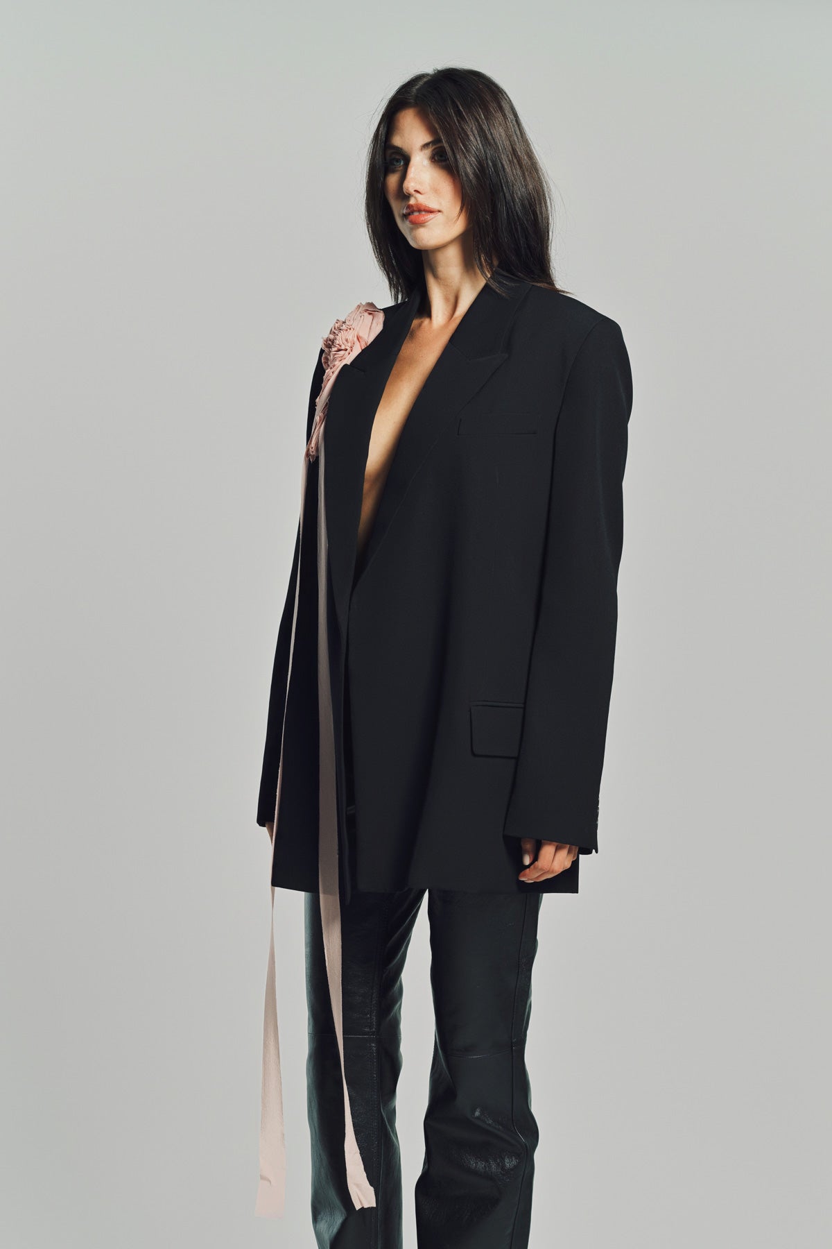 ERDEM | DOUBLE BREASTED BELTED BLAZER