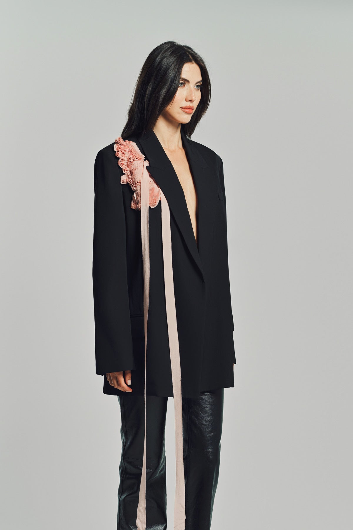 ERDEM | DOUBLE BREASTED BELTED BLAZER