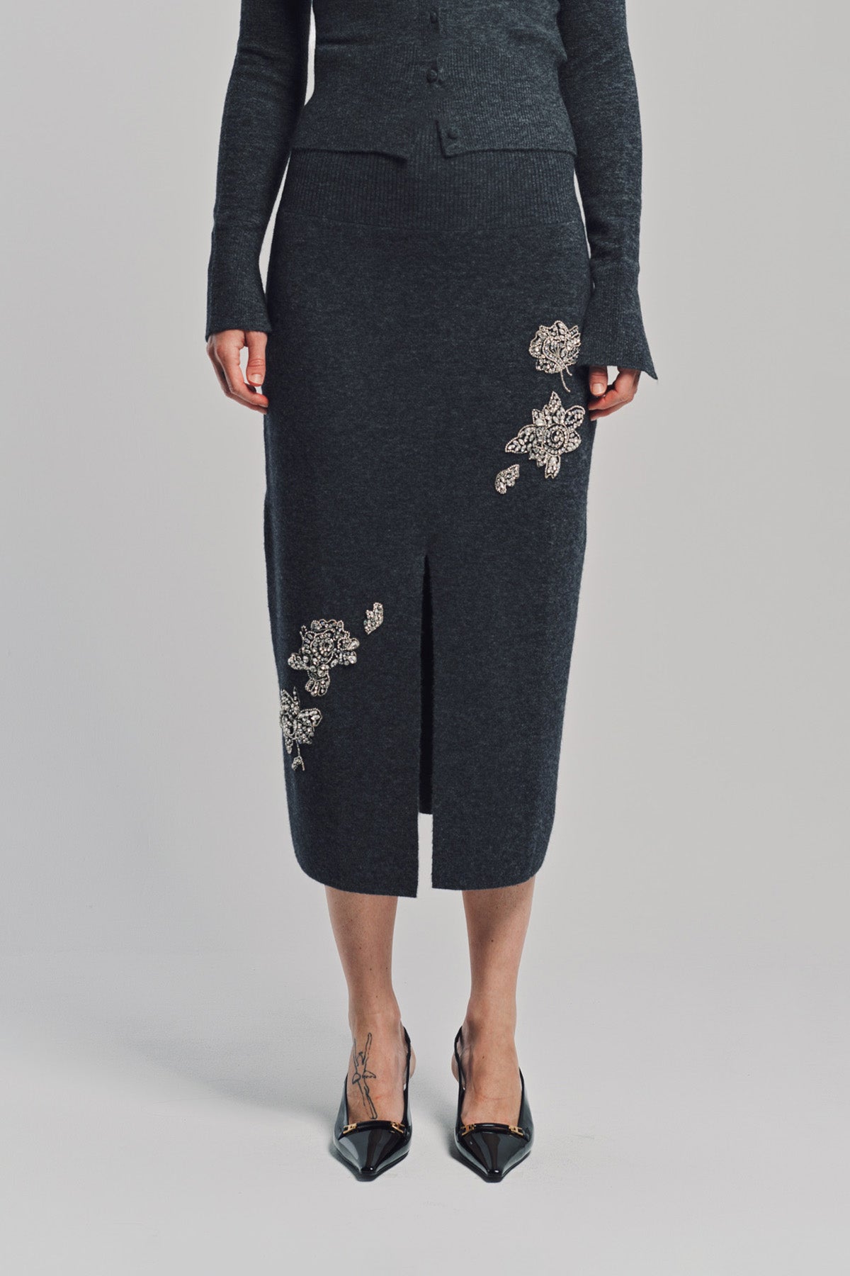 ERDEM | PENCIL MIDI SKIRT