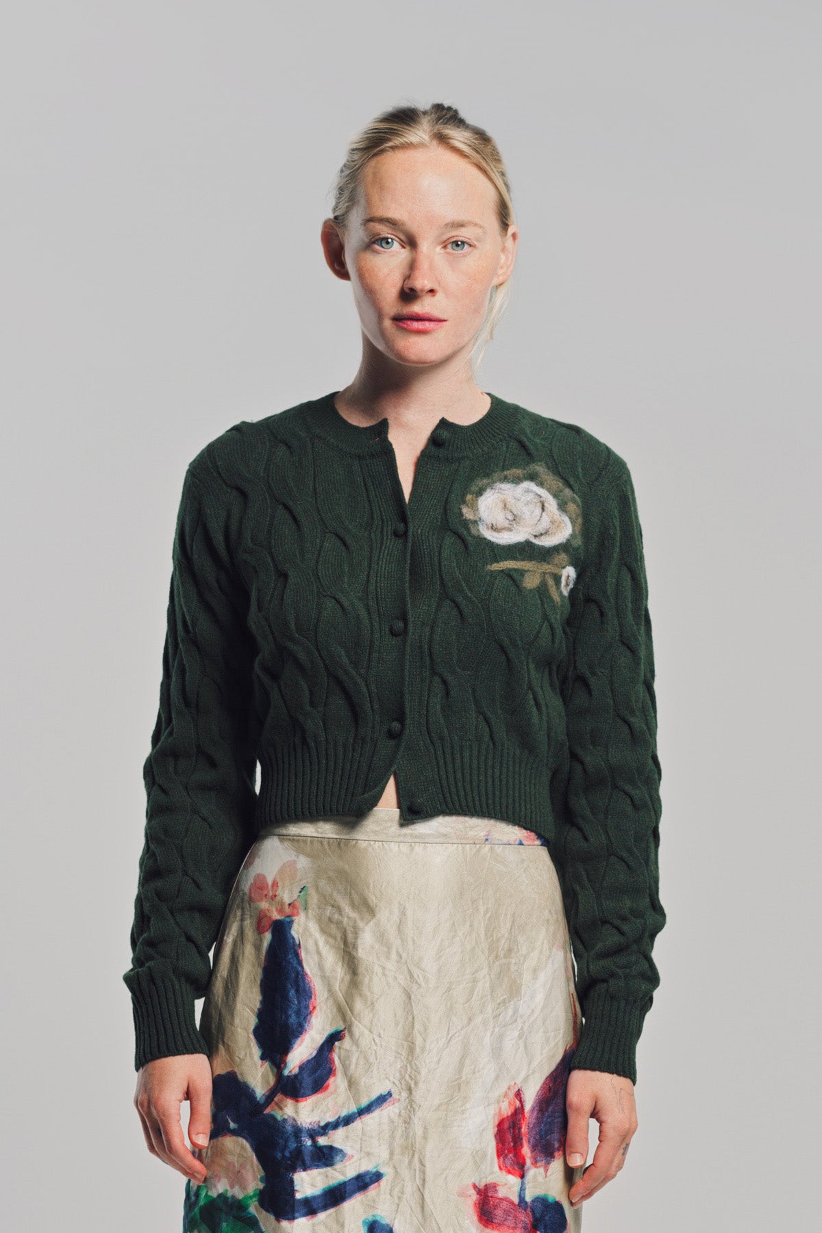 ERDEM | CREWNECK CARDIGAN