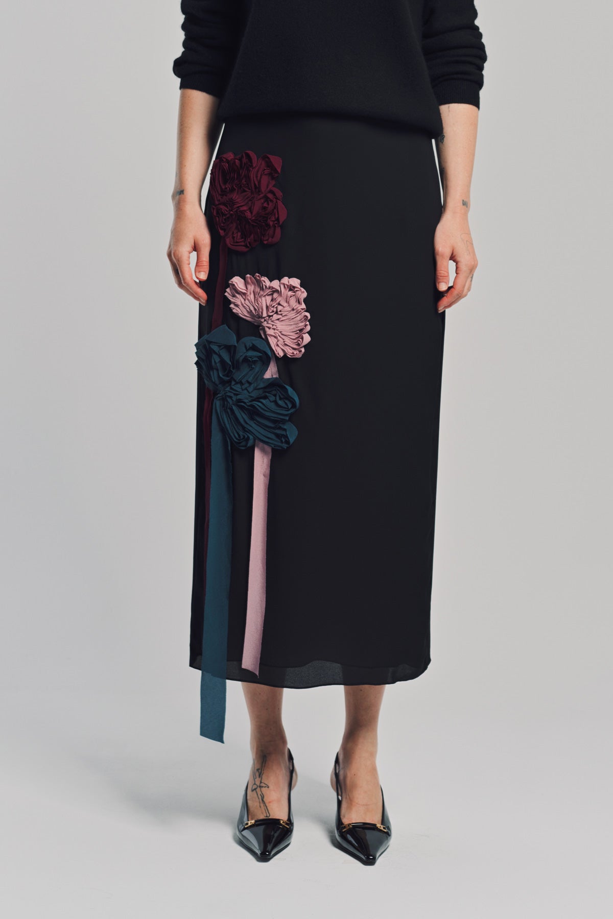 ERDEM | PENCIL MIDI SKIRT