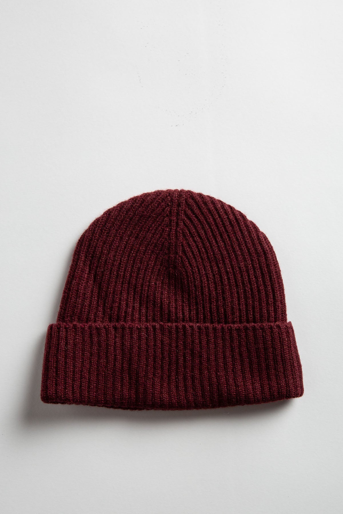 ERDEM | BURGUNDY KNITTED BEANIE