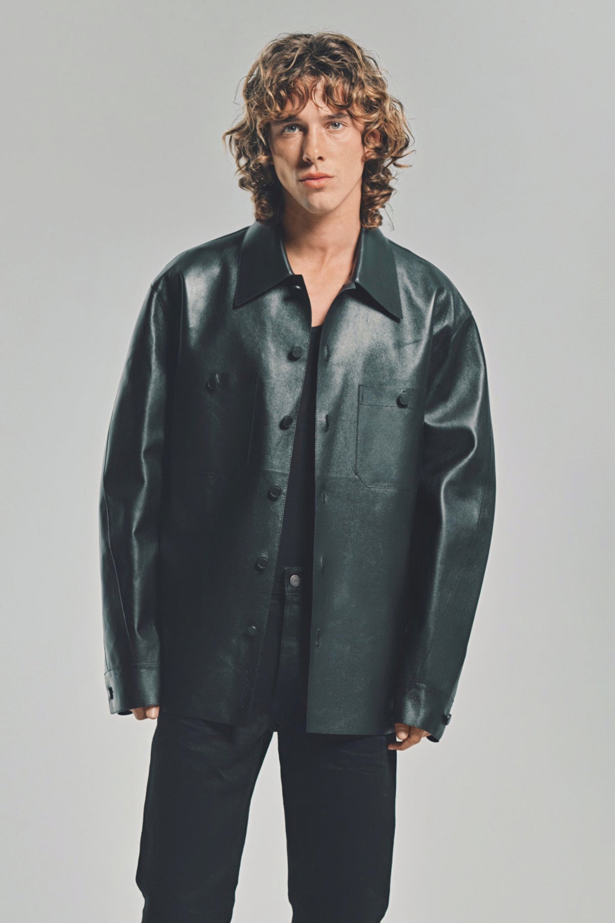 GIVENCHY | LEATHER OVERSHIRT