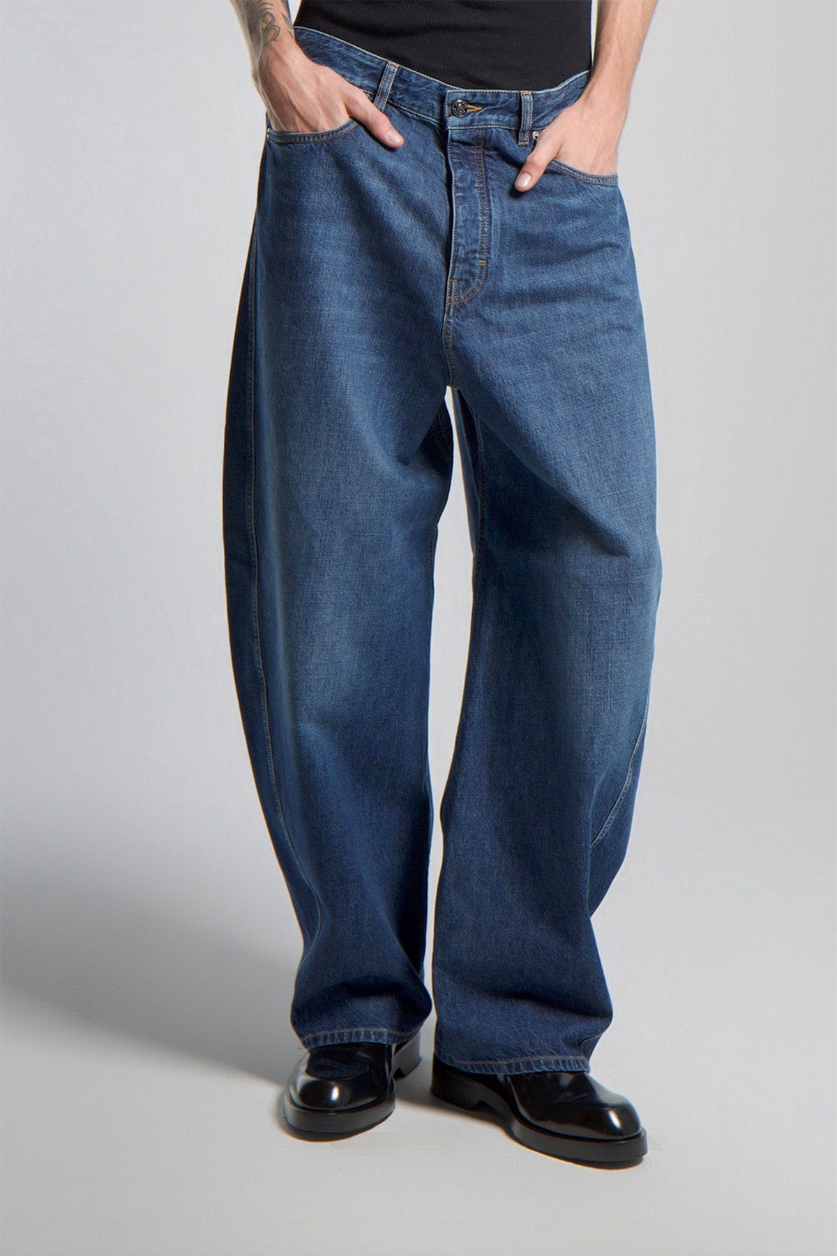GIVENCHY | COUTURE SEAM WASHED JEANS