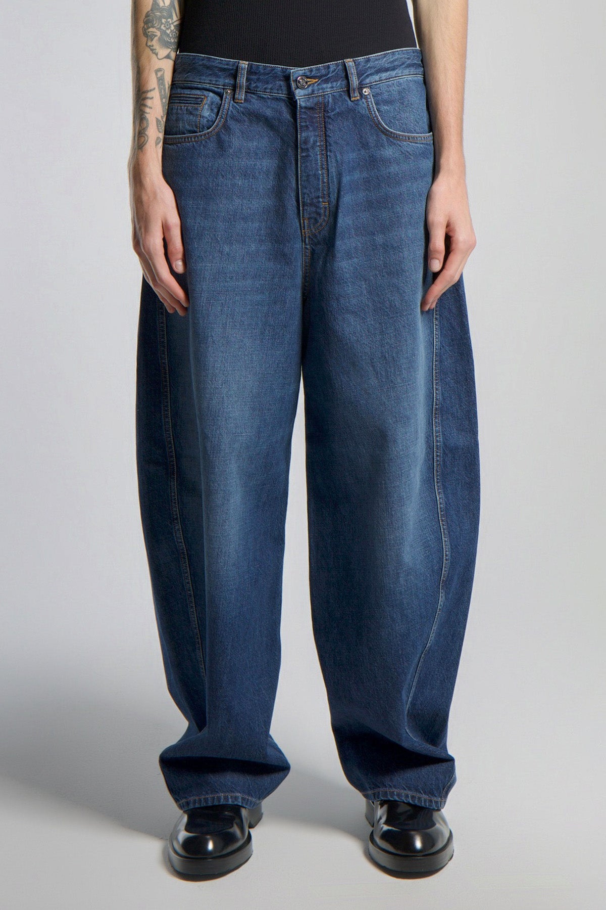 GIVENCHY | COUTURE SEAM WASHED JEANS