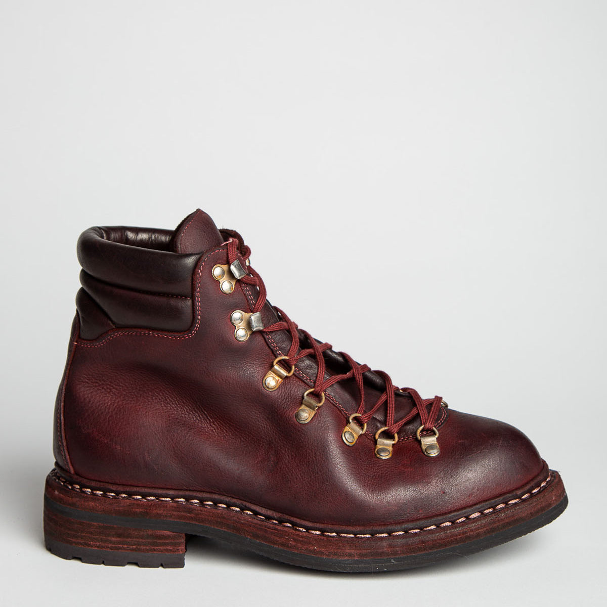 GUIDI | 19M GROPPONE FULL GRAIN MOUNTAIN BOOTS