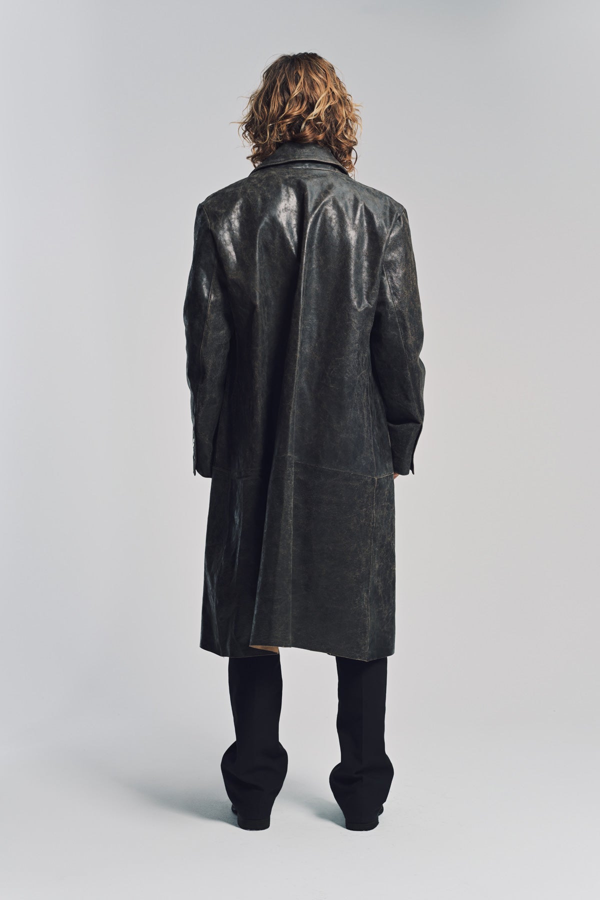 NEIGHBORHOOD&KATHARINEHAMNETT ロンT L K'ANG | OVERSIZED LEATHER COAT