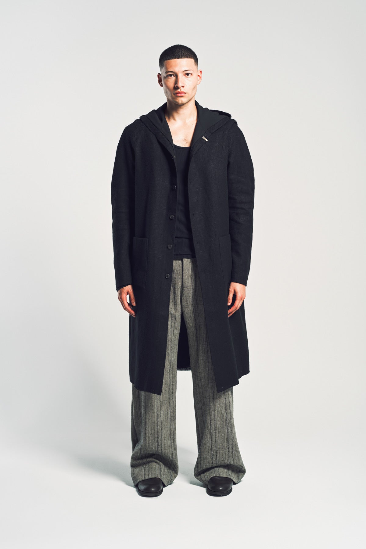 K'ANG | RAGLAN HOODED COAT