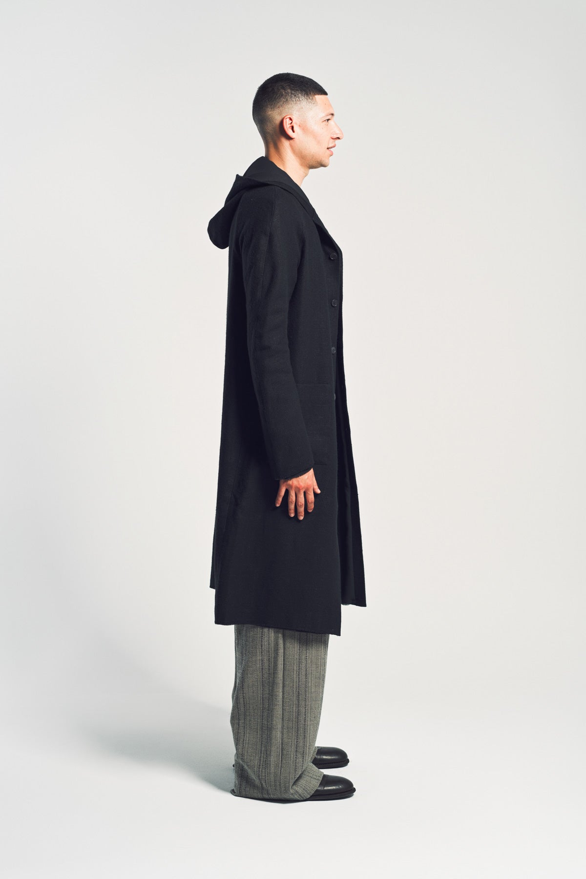 K'ANG | RAGLAN HOODED COAT