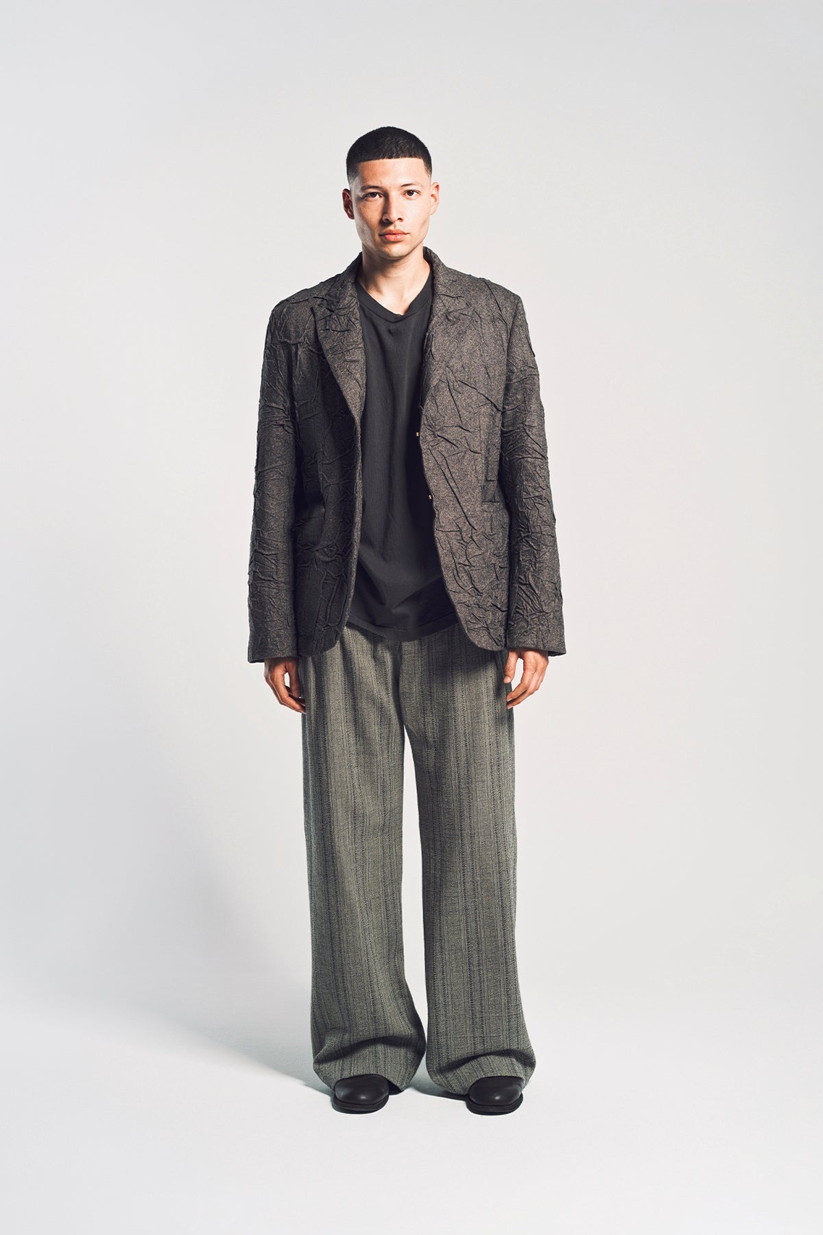 K'ANG | CRINKLE MID FIT BLAZER