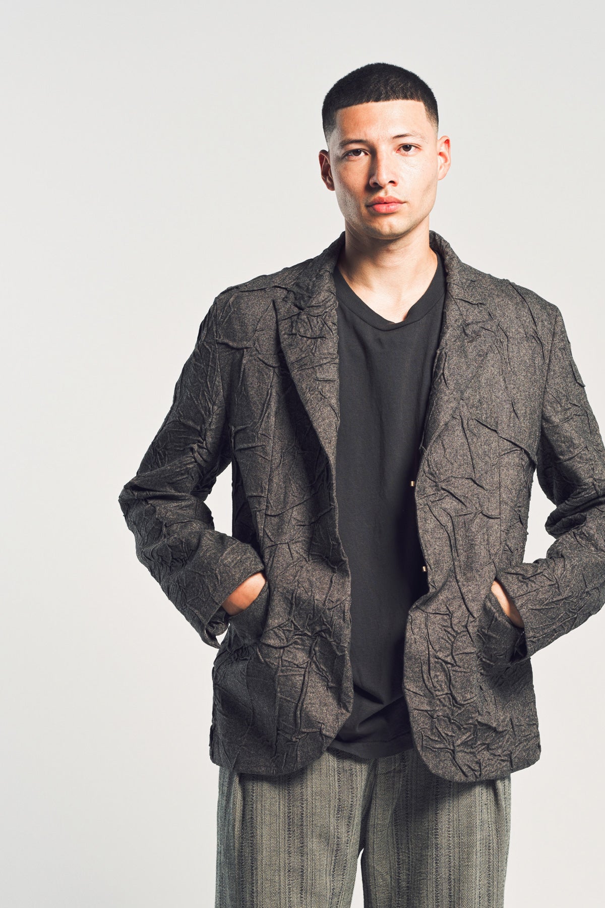 K'ANG | CRINKLE MID FIT BLAZER