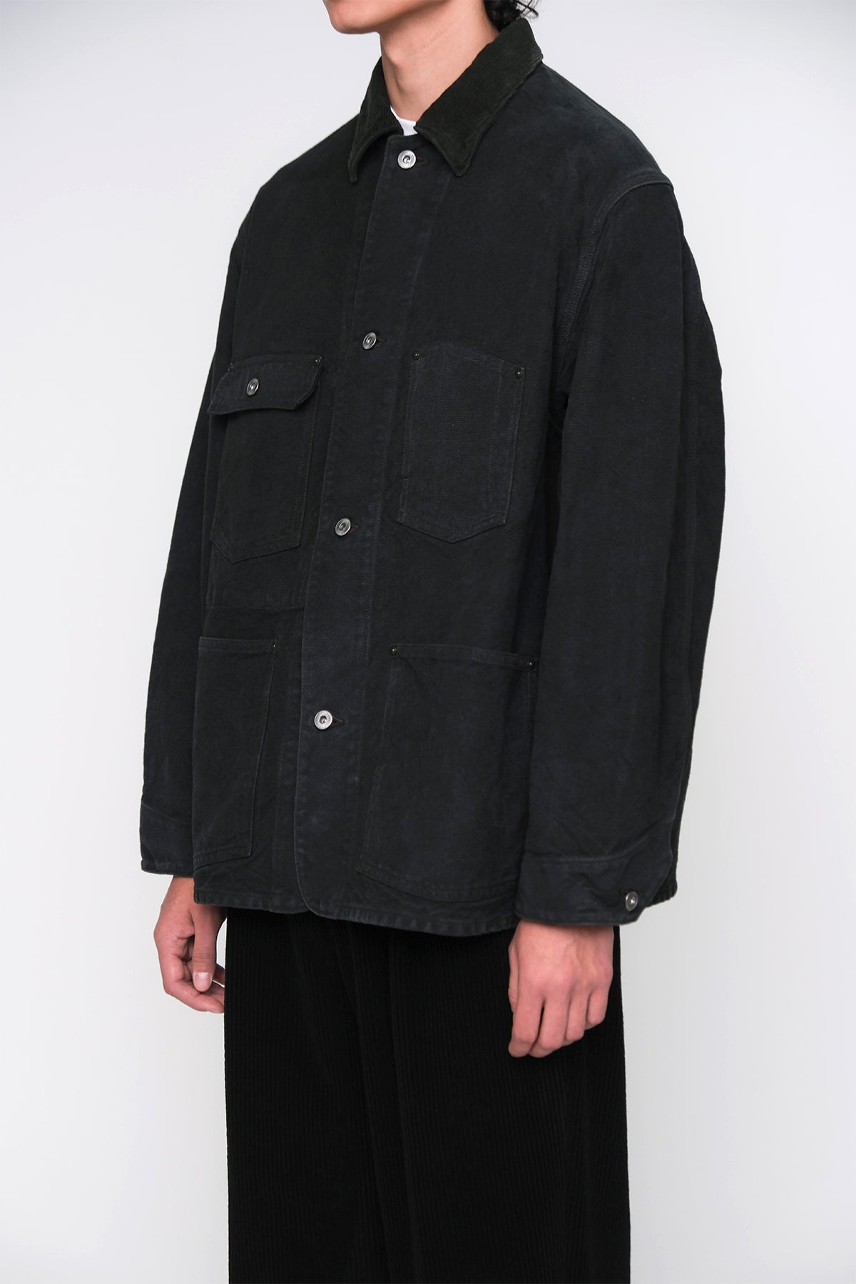 【A.PRESSE】Vintage Coverall Jacket size:3 A.PRESSE | VINTAGE SILK HEMP COVERALL JACKET