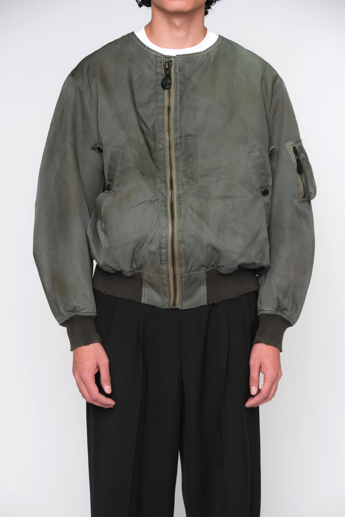 A.PRESSE | SILK NEP TYPE A-1 JACKET