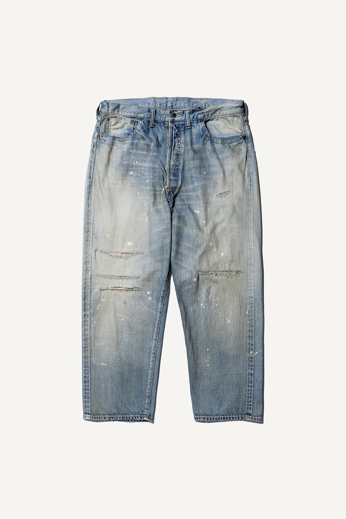 A. PRESSE | NO.37 WASHED WIDE DENIM PANTS
