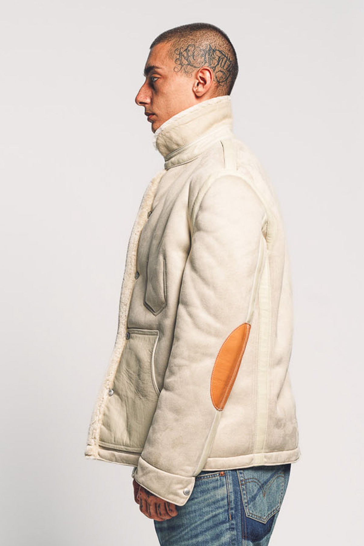 JUNYA WATANABE | BOA MOUTON LEATHER JACKET
