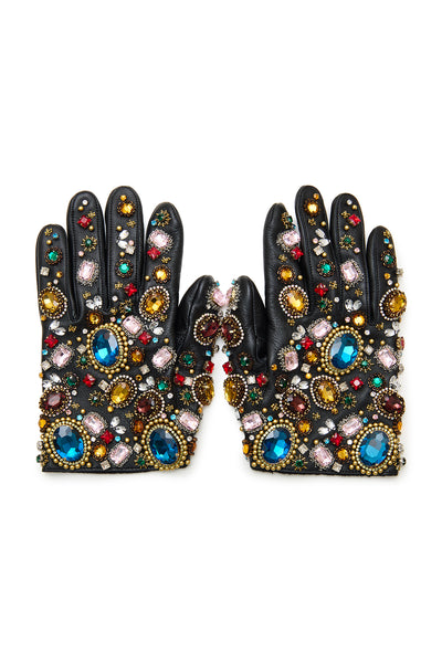 UNDERCOVER レザー手袋 UNDERCOVER | EMBELLISHED GLOVES