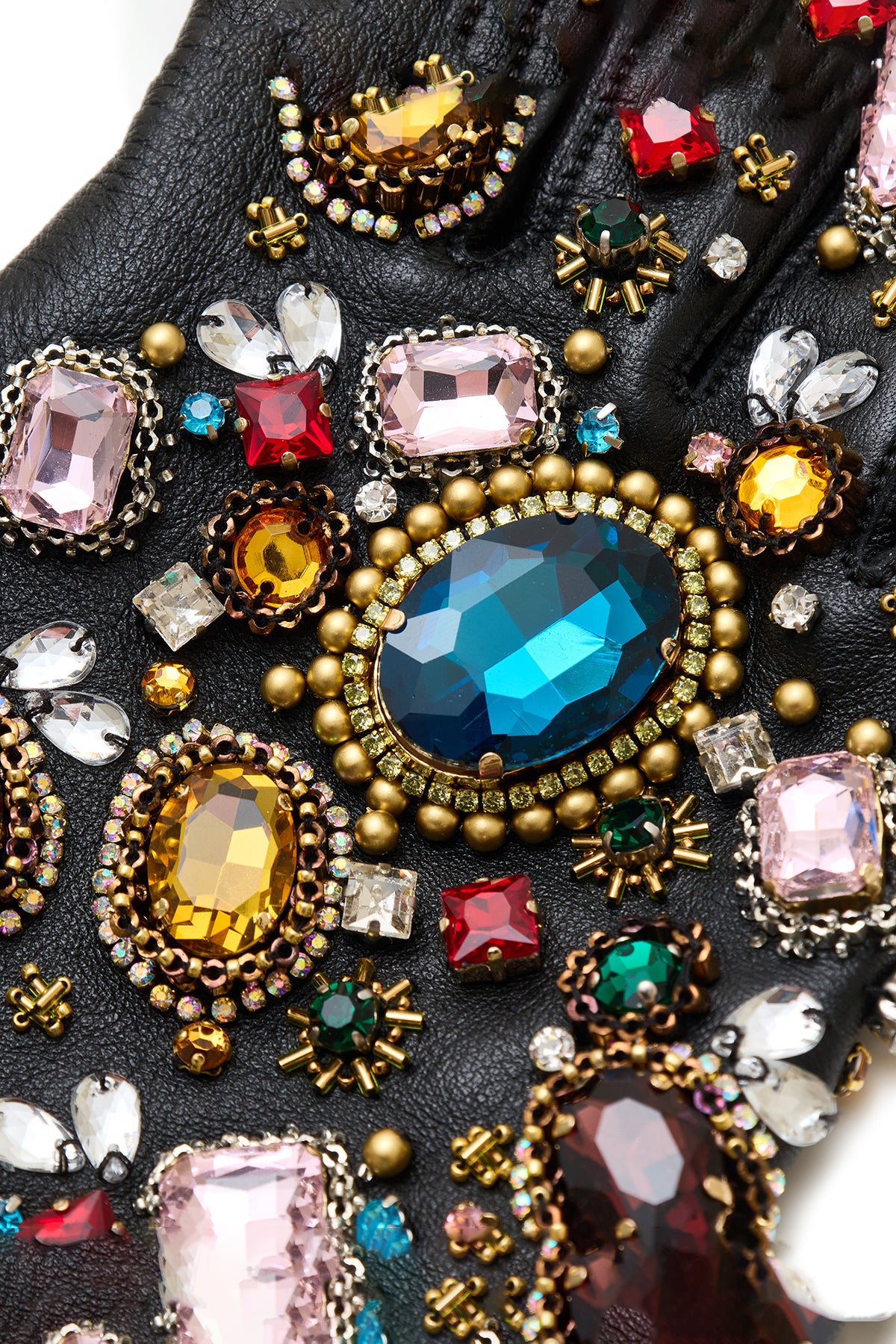 UNDERCOVER レザー手袋 UNDERCOVER | EMBELLISHED GLOVES