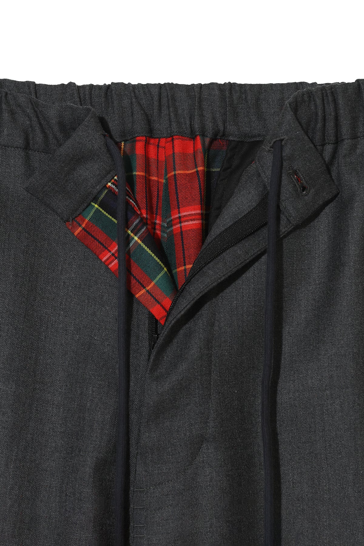 UNDERCOVER | TARTAN DETAIL PANTS