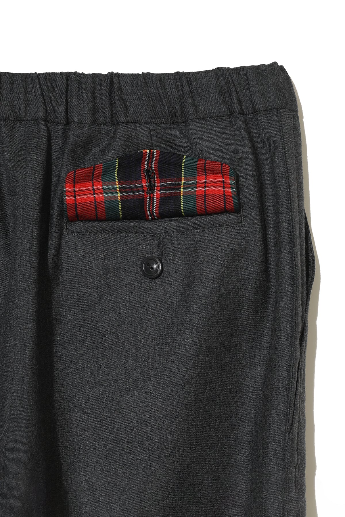 UNDERCOVER | TARTAN DETAIL PANTS