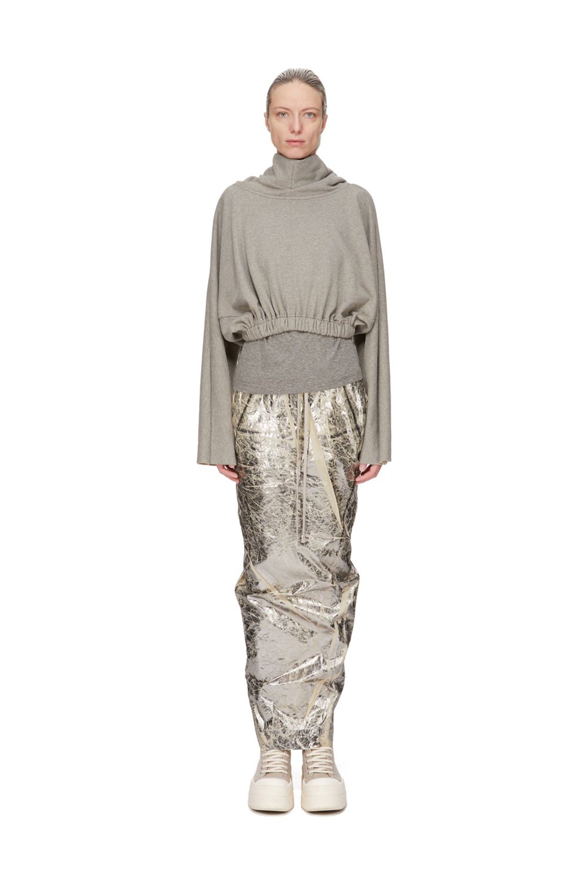 RICK OWENS DRKSHDW | CROPPED HOODED TUNIC
