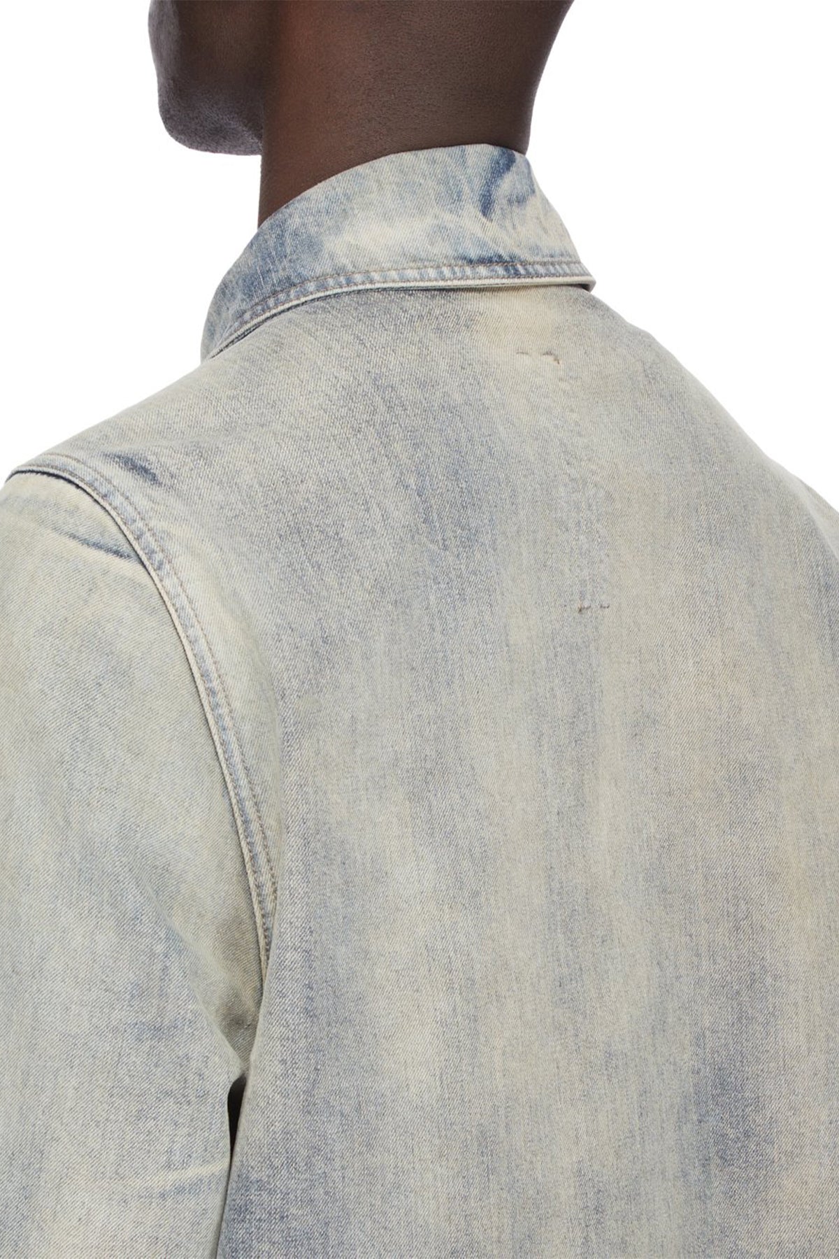 RICK OWENS DRKSHDW | DENIM CONCEALED ZIPFRONT JACKET