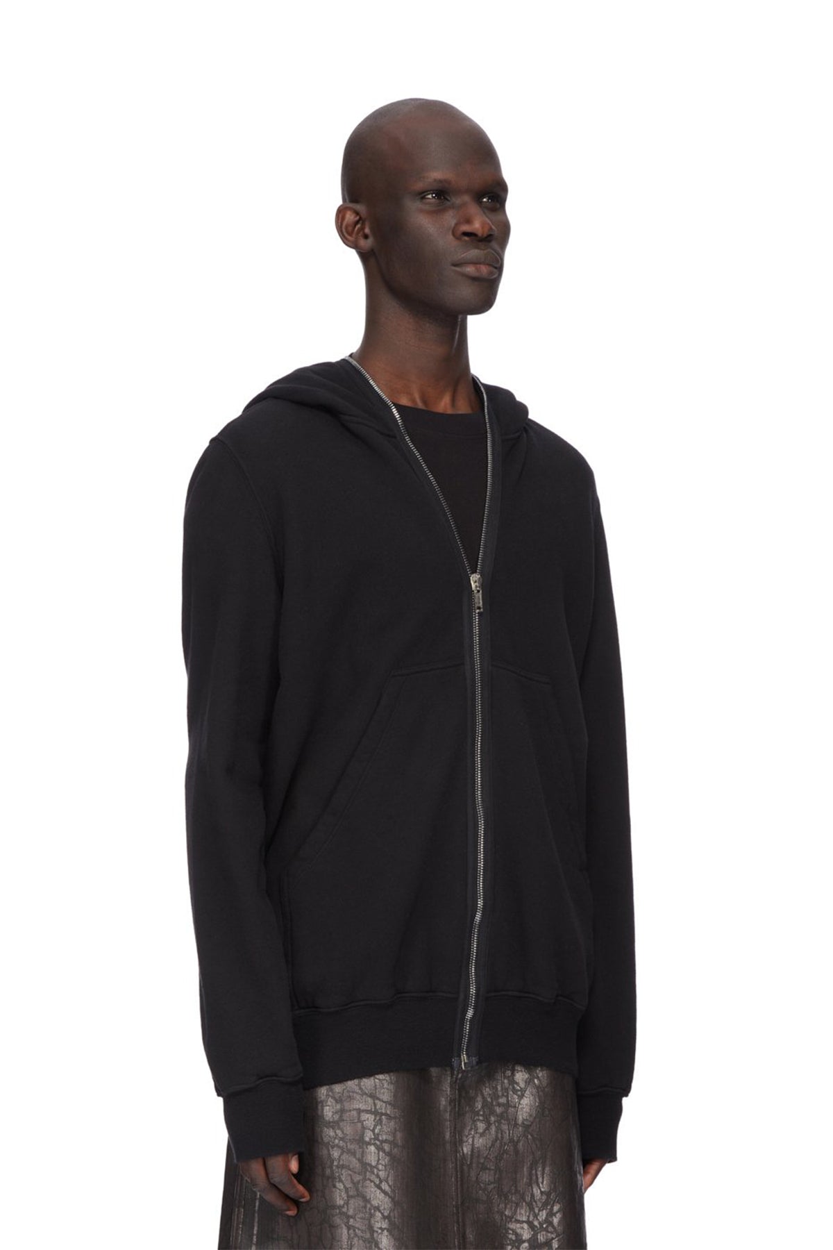 新品 RICK OWENS DRKSHDW ジップアップ ジャケット Rick Owens DRKSHDW 【men2428I】 15AW GIMP HOODIE 裏起毛フルジップ