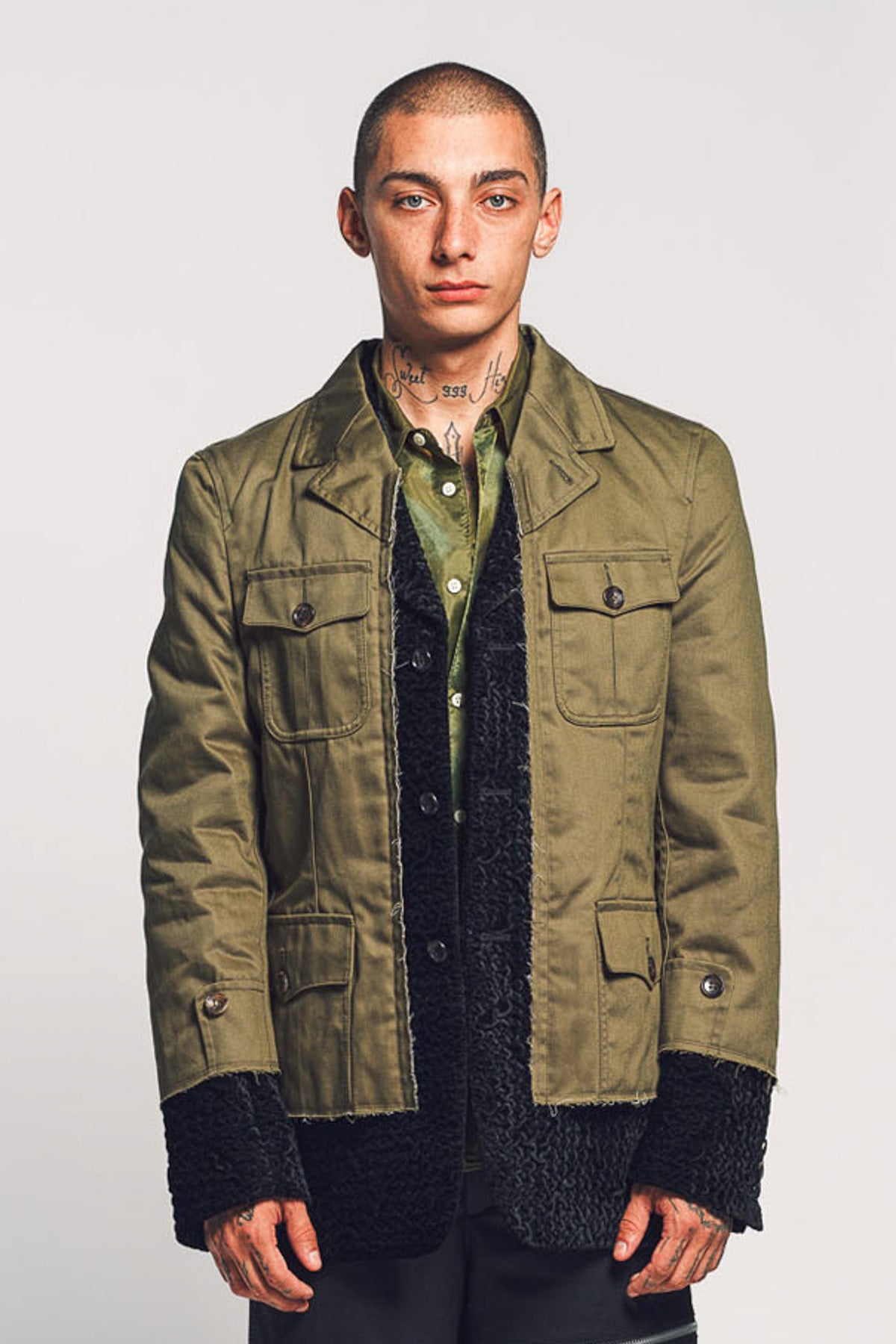 COMME DES GARCONS HOMME PLUS | RAYON POLY VELVET BLAZER